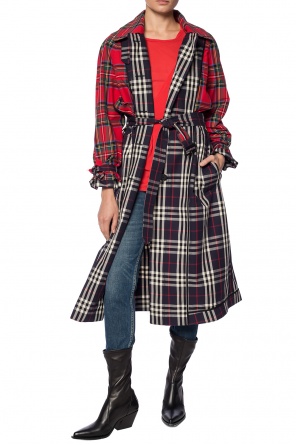 Checked trench coat, zdjęcie 2 Checked trench coat od Burberry